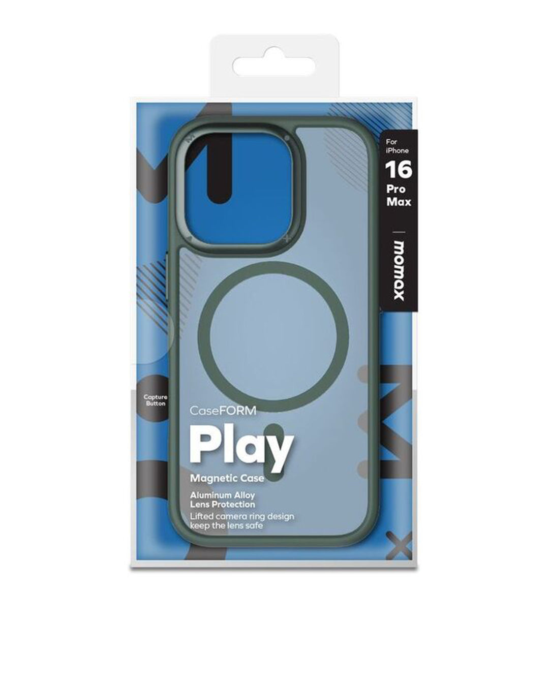 MOMAX PLAY MAGNETIC CASE FOR IPHONE 16 PRO MAX MOMAX PLAY MAGNETIC CASE FOR IPHONE 16 PRO MAX